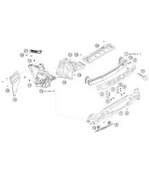 Rear heat protection 911 (992) GT3 CUP 2021