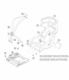 Driver seat 911 (992) GT3 CUP 2021