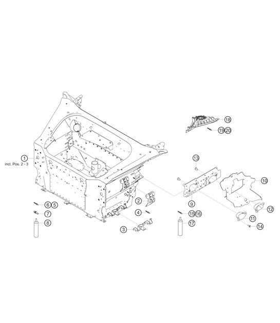 Front-end spare parts 911 (992) GT3 CUP 2021