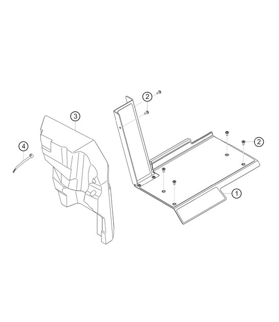 Footrest and bottom plate 911 (992) GT3 CUP 2021