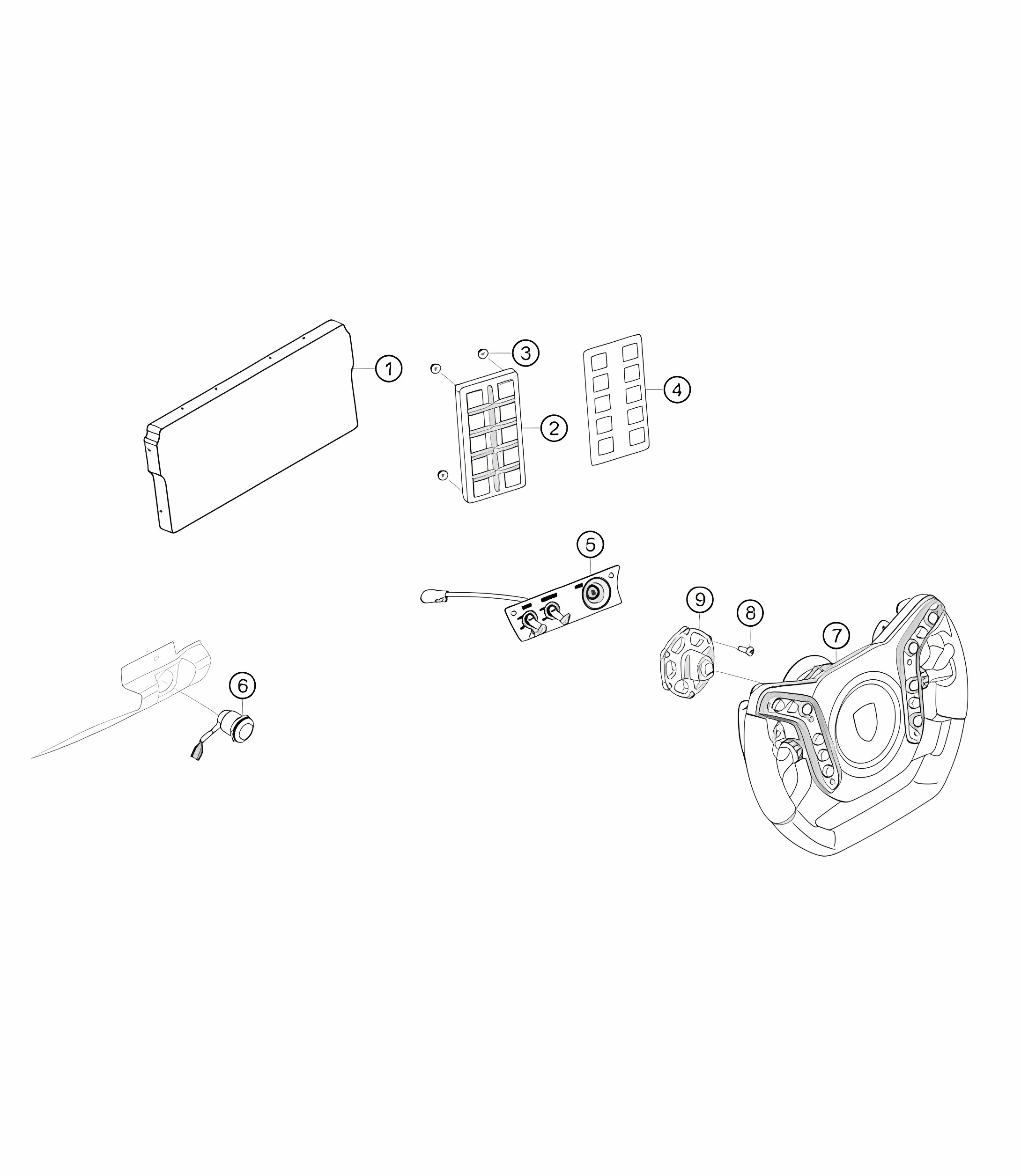 Display steering-wheel operating-panels 911 (992) GT3 CUP 2021