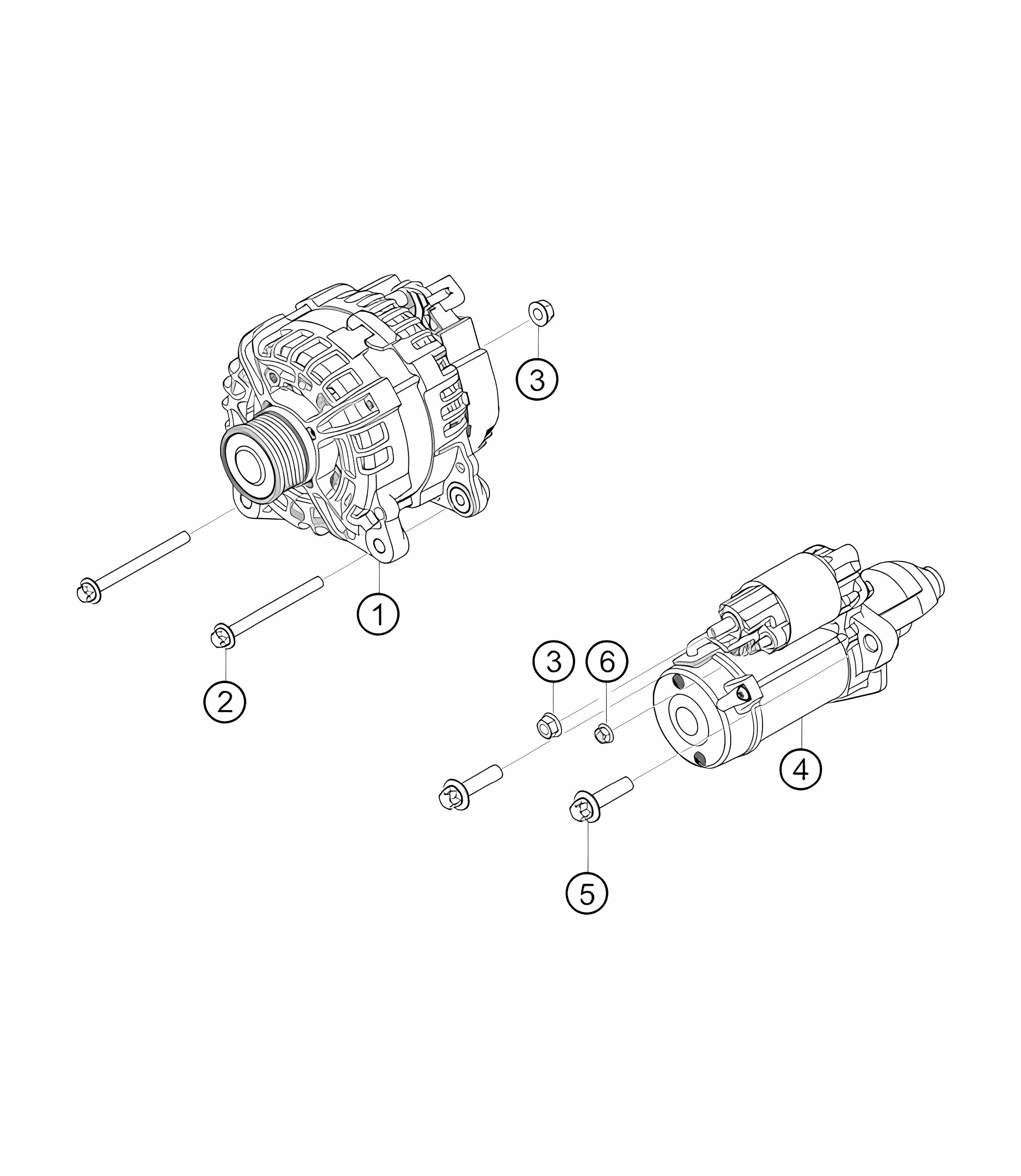 Generator and Starter 911 (992) GT3 CUP 2021