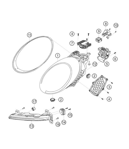 Diagram 9.9-08 Porsche Macan (95B) MK1 (2014-2018) Electrical equipment