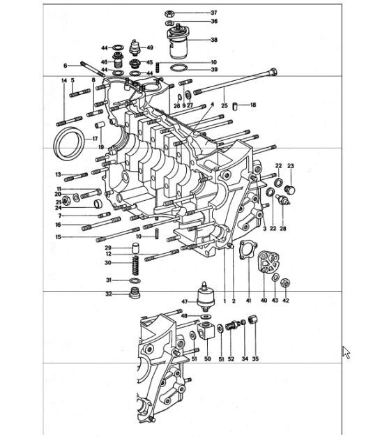 Diagram 101-10 Porsche Panamera Turbo V8 4.8L 