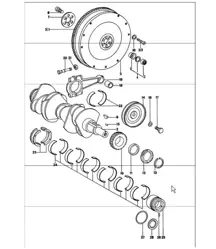 crankshaft 911 TURBO 1975-77