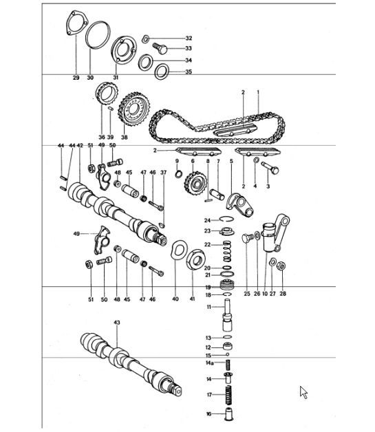 Diagram 103-10 Porsche Cayman 718C (982C) 2017>> Engine