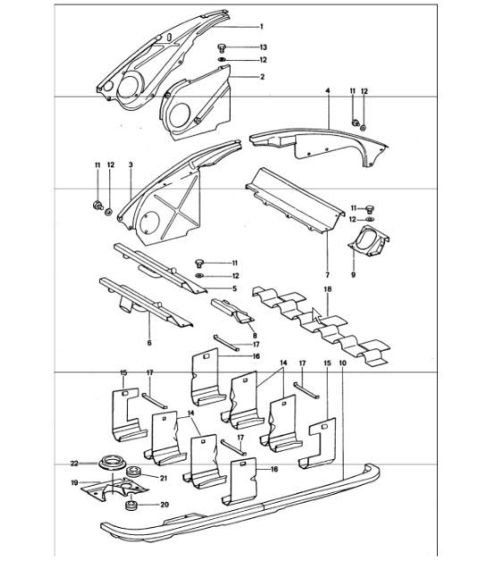Diagram 105-10 Porsche 911 & 912 (1965-1989) Engine