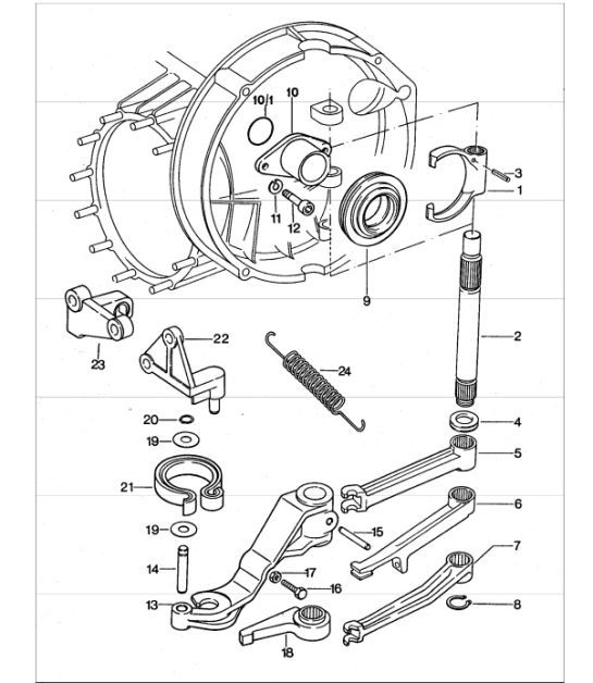 Diagram 301-05 Porsche 991 (911) MK1 2012-2016 Transmission