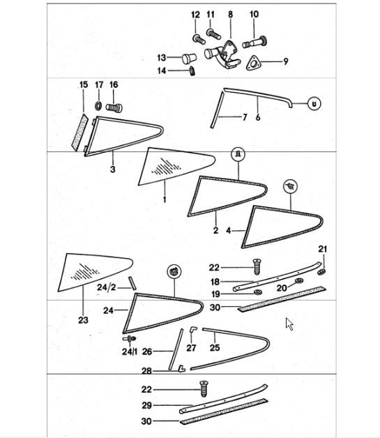 Diagram 805-05 Porsche 944 (1982-1991) 