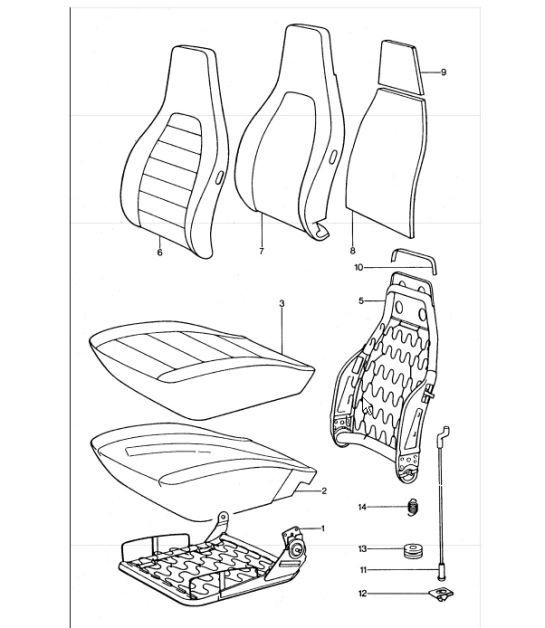 Diagram 808-05 Porsche Macan (95B) MK1 (2014-2018) Body