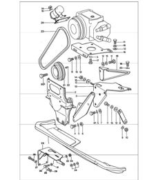 air conditioner, compressor, driving mechanism, mounting 911 TURBO 1975-77