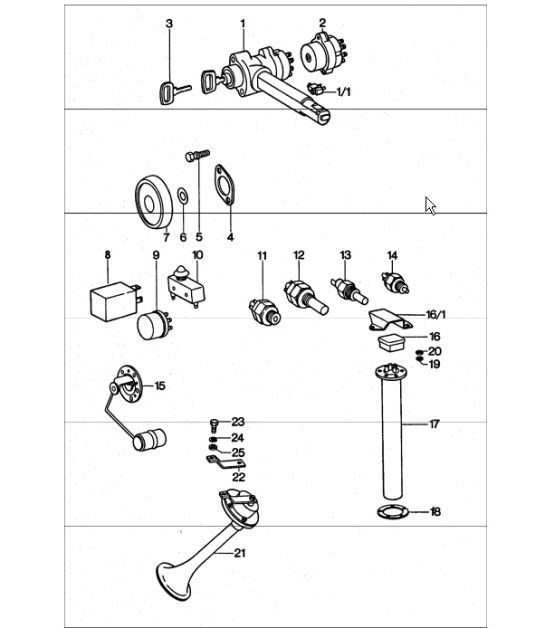 Diagram 903-00 Porsche Macan (95B) MK1 (2014-2018) Electrical equipment