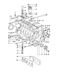 Crankcase - RIGHT - 914-6  1970-76