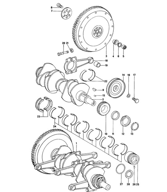 Crankshaft   914-6 1970-76