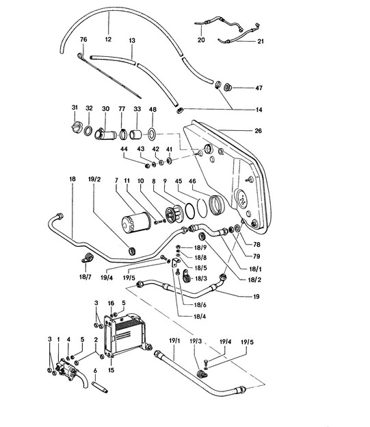 Engine lubrication  914-6 1970-76
