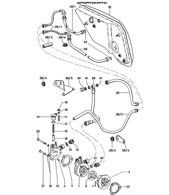 Diagram 104-005 Porsche Macan (95B) MK1 (2014-2018) Engine