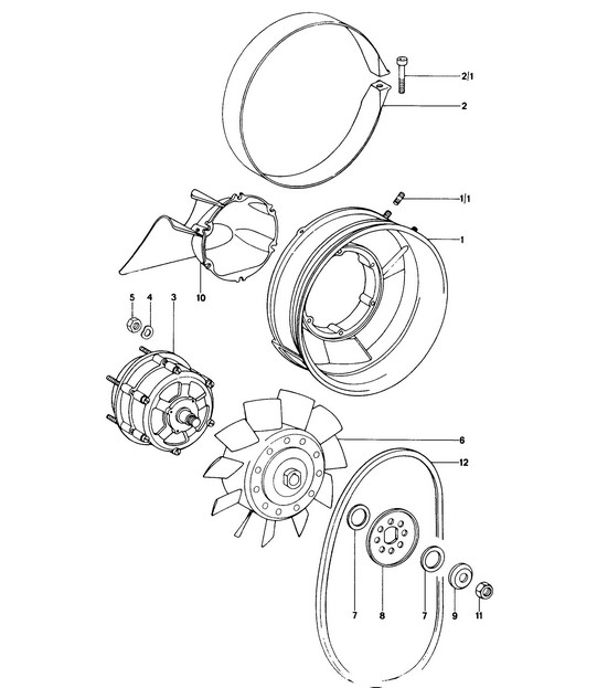 Air cooling 914-6 1970-76