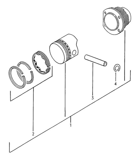 Diagram 112-005 Porsche 992 (911) MK1 2019-2024 Engine