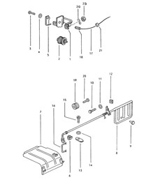Cooling air control  914 1970-76