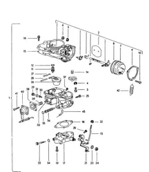 Carburettor  914-1,8V  1970-76