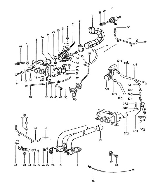Injection system  914-4/1,7 and 914-1,8/2,0  1970-76