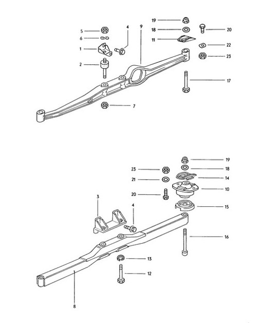 Diagram 119-000 Porsche 997 (911) MK2 2009-2012 Engine