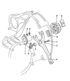 Clutch release 914 1970-76