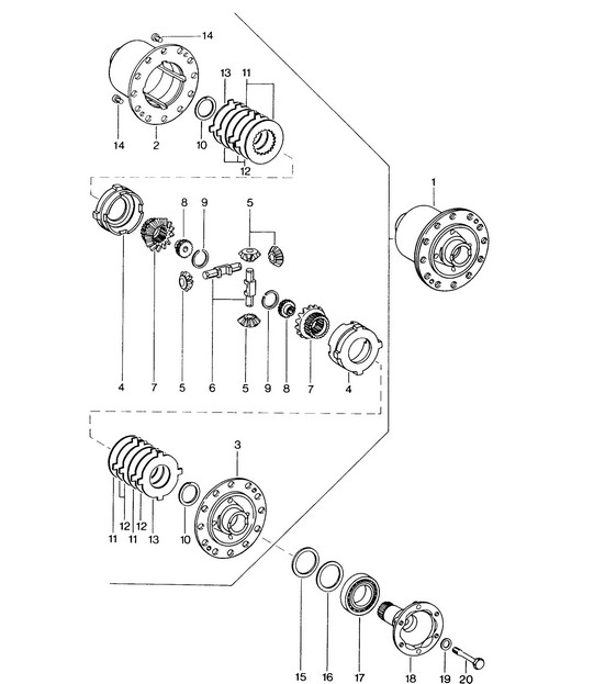 Limited-slip differential  914  1970-76