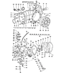 Transmission case  914-6:SPM  1970-76