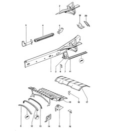 Frame - Rear - 914 1970-76