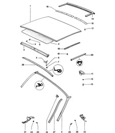 Roof 914 1970-1976