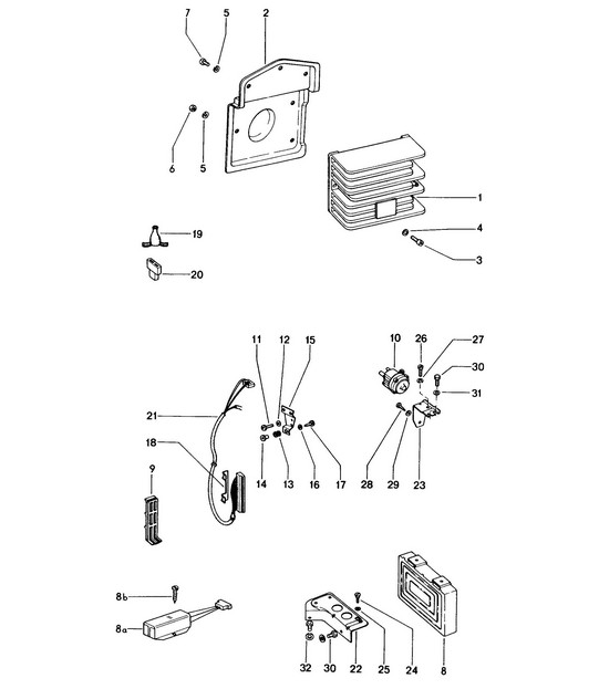 Electrical equipment / Engine  914 1970-76