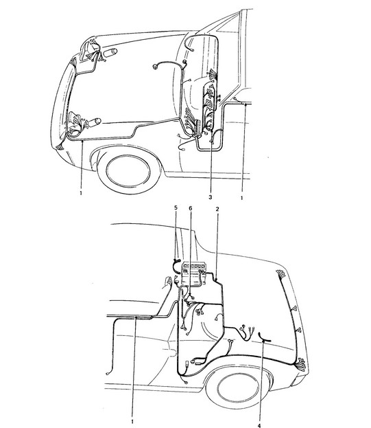 Wiring harnesses  914-6  1970-76