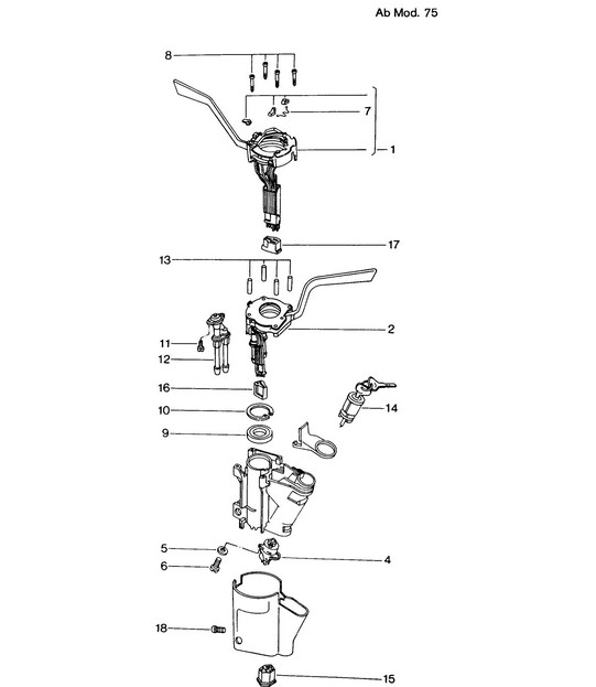 Steering column switch 914 1975>>