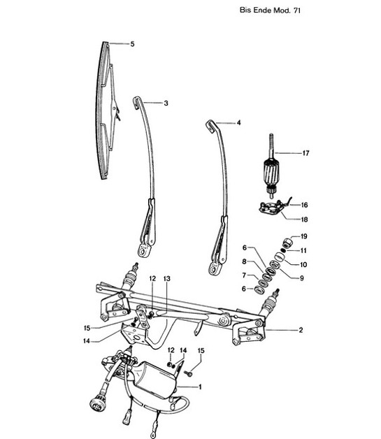 Diagram 904-000 Porsche Macan (95B) MK1 (2014-2018) Electrical equipment
