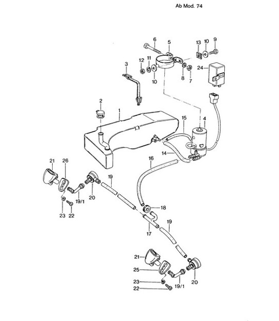 Diagram 904-020 Porsche 991 (911) MK2 2016-2019 Electrical equipment