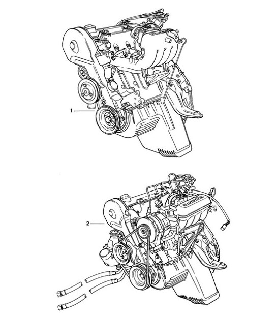 Diagram 101-000 Porsche Cayman 718C (982C) 2017>> Engine