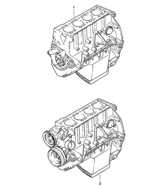 Diagram 101-005 Porsche Boxster 981 Spyder 3.8L 2016 Engine