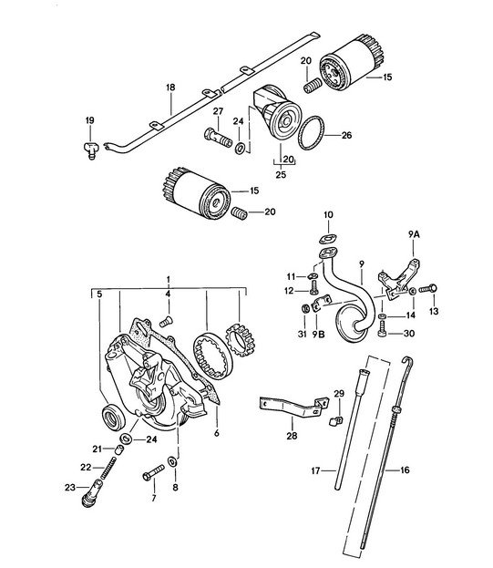 Engine lubrication 924  1976-79