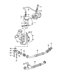Engine lubrication / Turbocharger 924 TURBO 1979