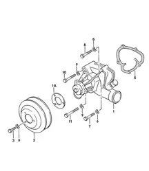 Water pump 924 1976-79