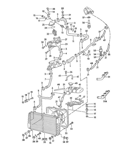 Diagram 105-005 Porsche Macan (95B) MK1 (2014-2018) Engine