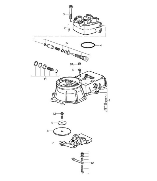 Diagram 107-005 Porsche 944 (1982-1991) 