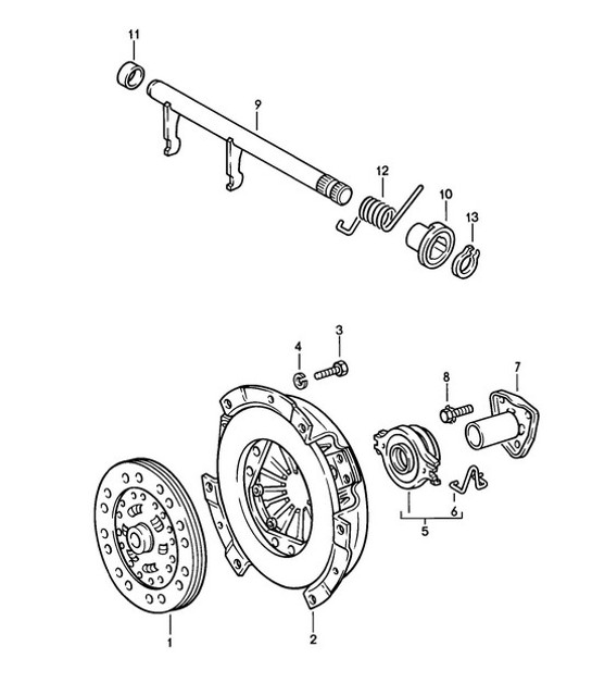 Diagram 301-010 Porsche 997 (911) MK2 2009-2012 Transmission
