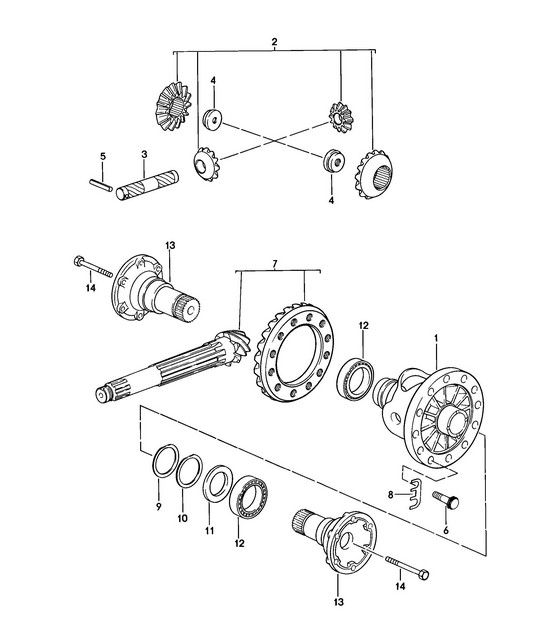 Differential / 5-speed 924 1976-79