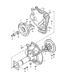 Central tube / Automatic transmission  924 1976-79