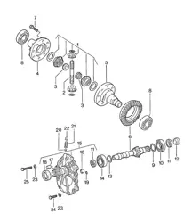 Differential / Automatic transmission 924 1976-79