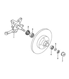 Steering knuckle / Lubricants 924 1976-79
