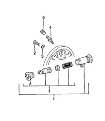 Brake / Wheel brake cylinder - REAR - 924 1976-79