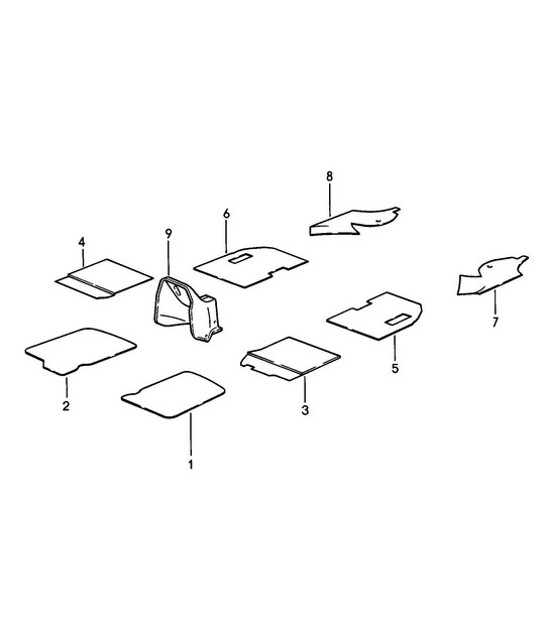 Diagram 807-001 Porsche Panamera 970 MK1 (2009-2013) Body